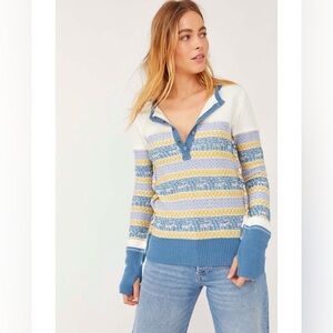 Free People To The Woods Sweater Large